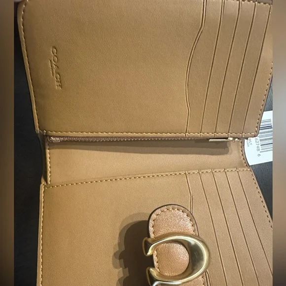 COACH Tabby Wallet Honey Brown - Picture 8 of 9
